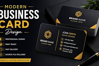 design a professional business card