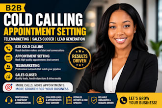 do b2b cold calling, appointment setting, telemarketing and lead gen