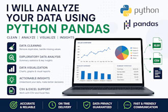 analyze your data using python pandas