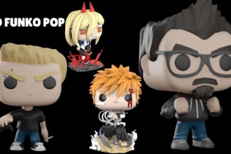 create printable funko pop bobblehead funko pop toy 3d models funko pop designs