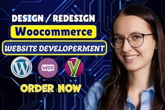 develop,design,redesign wordpress ecommerce or woocommerce website
