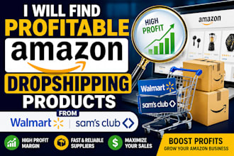 fix find profitable amazon dropshipping products from walmart sams club