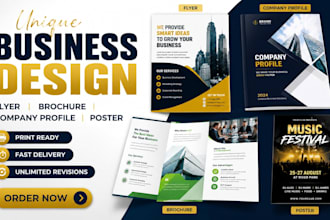 to get started, please provide your text content, logo, images, preferred size,