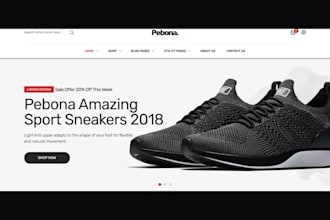build shopify store sneakers website shoe website sneakers store footwear