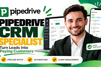 be your pipedrive crm and workflow automation developer