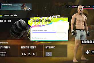 develop advance unity ufc boxing game, street fighting game motal combat game