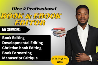 proofread and edit your manuscript, developmental editor amazon kdp formatting