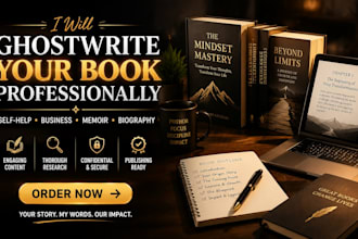 ghostwrite self help business memoir biography book and publishing writing
