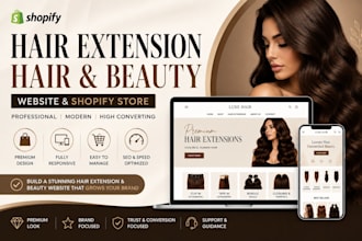 hair extension hair extension store hair website shopify store beauty website ha