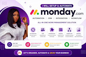 setup monday automation monday integration monday crm mondaycom expert