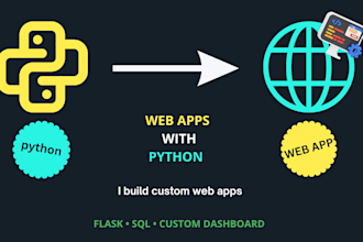 develop web applications using python and flask