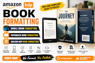 amazon kdp book formatting kindle ebook formatting paperback book fomatting