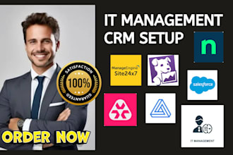 setup connectwise itmanagement crm automox iru prtg sysaid rippling logmeln viso
