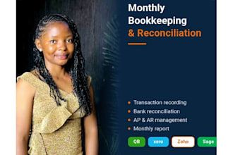 do your monthly bookkeeping using quickbooks online, xero, zoho books
