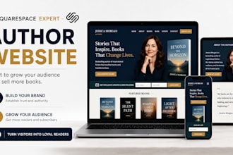 build a squarespace author platform to grow readers and book sales