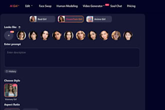 create personal ai nsfw website, ai model nsfw chatbot ai influencer web app