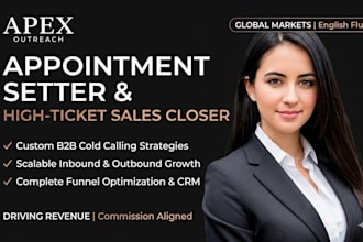b2b cold calling, telemarketing, outbound call  high ticket appointment setting