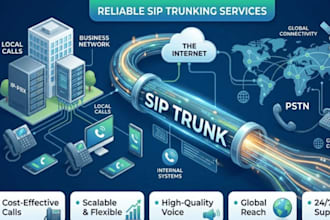 setup sip trunk 3cx voip call center pbx phone system integration