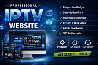create streaming website with professional high SEO secure payment gateway
