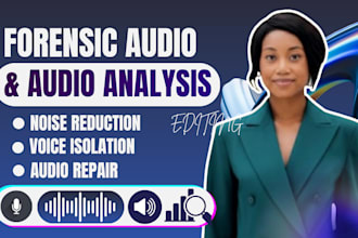 forensic audio cleanup, voice isolation, noise reduction, audio analysis