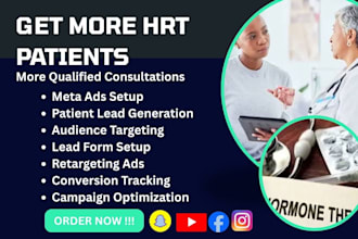 help hormone therapy clinics generate qualified patient leads via meta ads