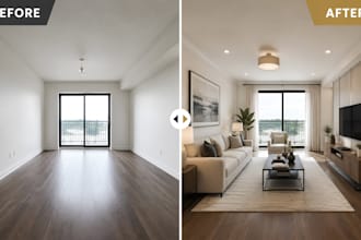 do virtual staging vacant homes and renovate real estate listing photos
