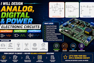 design analog, digital and power electronic circuits