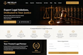 create a professional business website