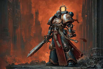 make a character warhammer 40k or anything