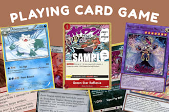 do custom card game design trading card game template tcg card frame board game