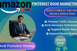 promote your ebook with pinterest marketing and book promotion strategy