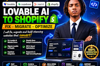 migrate lovable ai website to shopify and fix lovable errors with optimized SEO