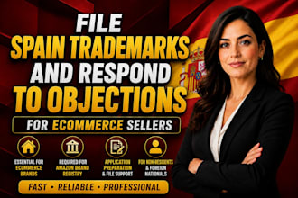 file spain trademarks and respond to objections for ecommerce sellers