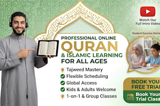 be your professional online quran teacher and islamic tutor
