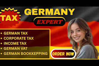 do german tax filing, corporate tax bookkeeping, income tax, steuerberater