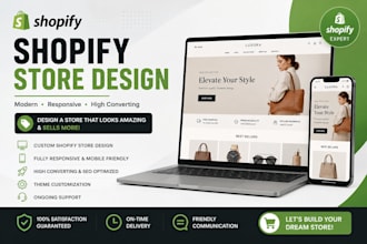 a professional shopify dropshipping store