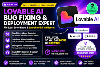 fix lovable ai website lovable dev saas mvp bugs and deployment issues