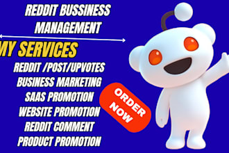 reddit SEO management to promote saas website ai app product marketing