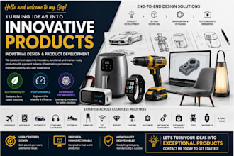 make industrial product design for your idea product