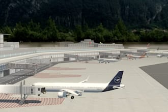 build high detailed roblox airport map with terminal, runway and interior