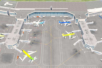 build detailed roblox airport map with terminal and runways
