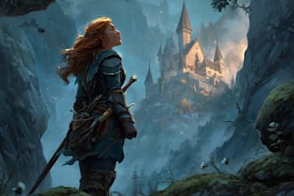 design fantasy and minimal book and ebook cover