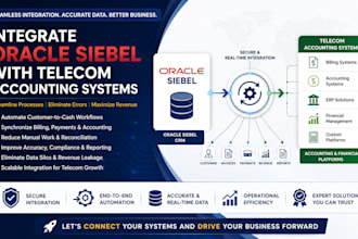 integrate oracle siebel with telecom accounting systems