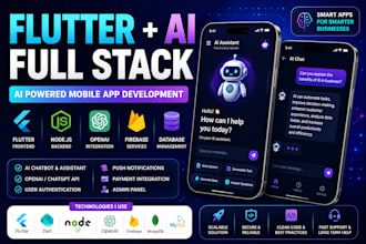 develop ai saas app with flutter and openai api
