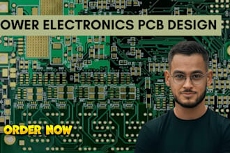 design power electronics pcb, motor driver circuit, inverter and power supply