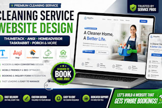 design thumbtack angi homeadvisor taskrabbit porch cleaning service website
