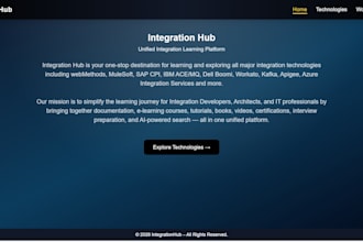 design and develop modern UI with chatbot integration