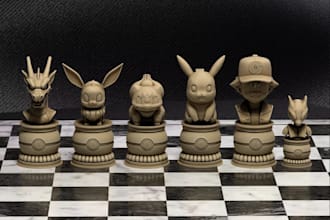 design 3d chess board set,toy games,bust sculpt,obj,3d print,collectible figures