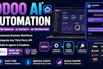 build odoo modules, ai chatbot, odoo ai website, erp setup, whatsapp automation