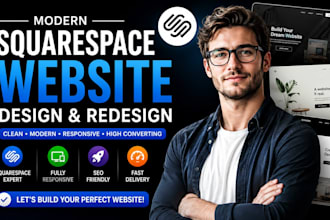 design squarespace website redesign squarespace website and landing page
